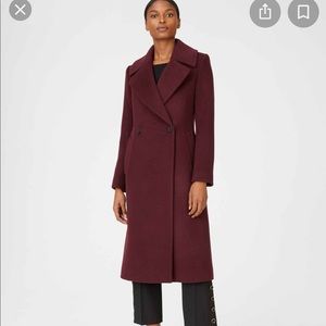 Club Monaco Daylina Coat Burgundy